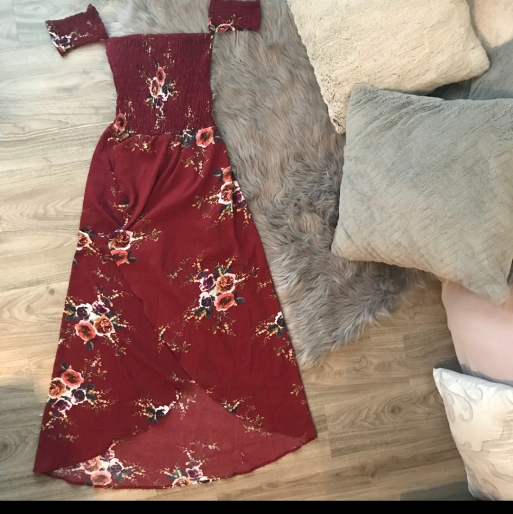 Floral maxi dress